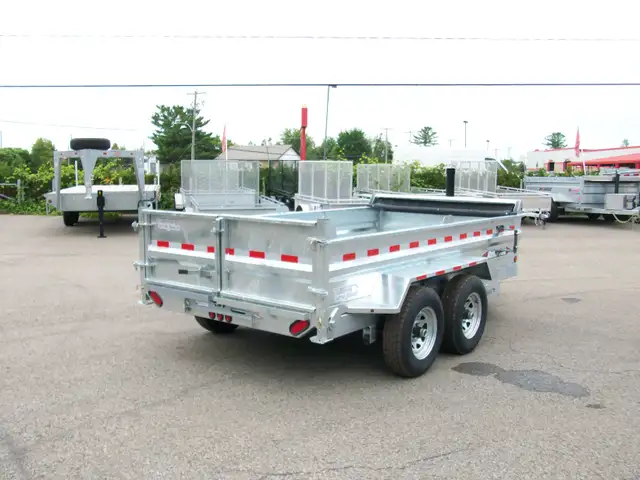 2025 Weberlane DOMPEUR 6' X 12' 2 ESSIEUX 5200LB. GAVANISE RAMPE in Cargo & Utility Trailers in Laval / North Shore - Image 10