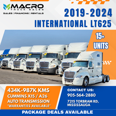 Welcome to Macro Truck Sales! 2019-2024 International LT625 **434K-987K Kms** Cummins X15/ A26 Engin...