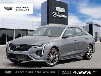 Discover exhilarating performance and sophisticated comfort in this stunning 2021 Cadillac CT4 Sport...