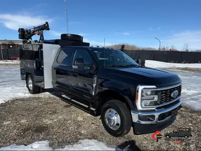Countryside Fleet 2023 Ford F350 CrewCab 4x4 Lariat Service Truck + 6.7L PowerStroke Diesel + 4x4 W/...