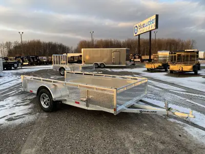 Canadian Mennonite Built Single Axle Aluminum Utility Trailer is $4,210.00 or $84.20/month! Ord: E18...