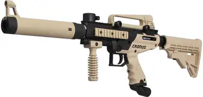 TIPPMANN CRONUS TACTICAL PAINTBALL MARKER GUN, View more