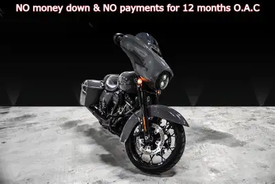 NO PAYMENTS FOR 12 MONTHS O.A.C >>> Only @Kia of Newmarket The 2022 Harley-Davidson Street Glide Spe...