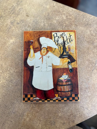 Vintage Chef Cook Wall Art