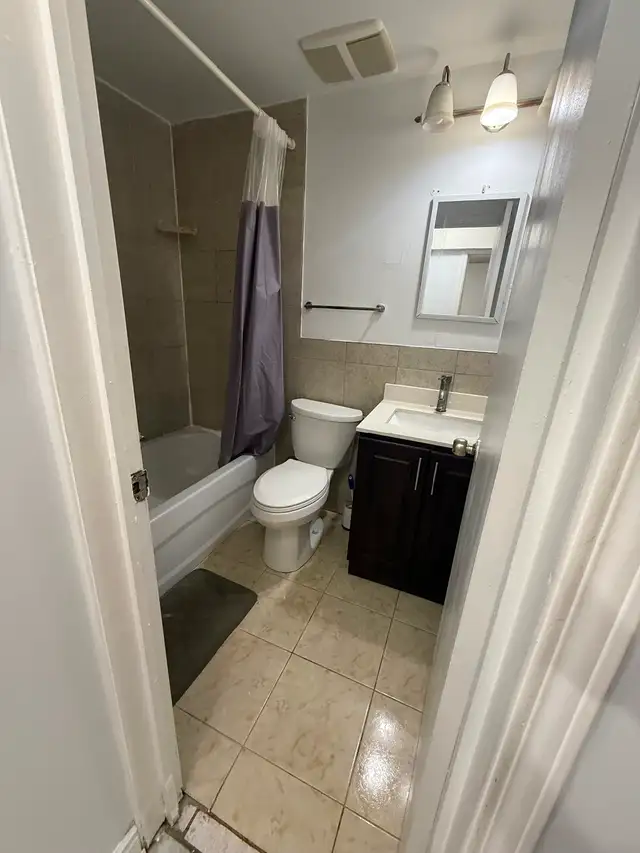 One bedroom basement for rent