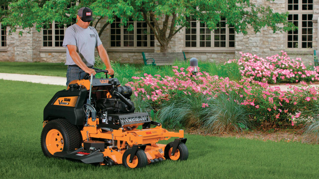 Scag V-ride II stand-on mowers @ Mitchell Cycle in Lawnmowers & Leaf Blowers in Stratford - Image 2