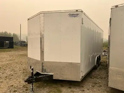 2023 Continental Cargo 8.5 x 20TA3 White Exterior E/V Package # 3 + 6" Extra height 6" Extra Height....