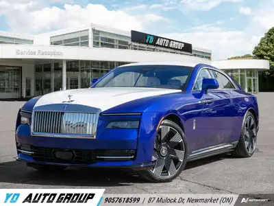 2025 Rolls-Royce Spectre NO Luxury TAX!!! Clean Carfax!! Salamanca Blue/Arctic White Ultimate High S...