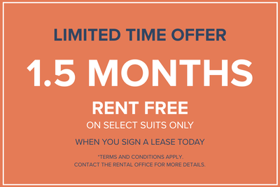 1.5 Months Rent Free (On select units) Visit our Website: https://www.capreit.ca/apartments-for-rent...
