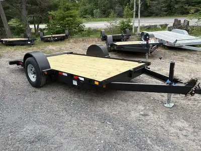 Canada Trailer Gravity Tilt 7' x 14' -7K GVWR:7,000 lbs AXLES: (1) 7,000 lbs Axles w/ Easy Lube Spin...