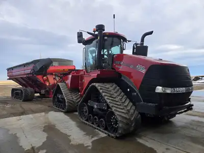 2021 Case 500 Quadtrac 36" Tracks, 1000 PTO, 6 remotes, twin pumps, 112gpm, Luxury cab, power shift,...