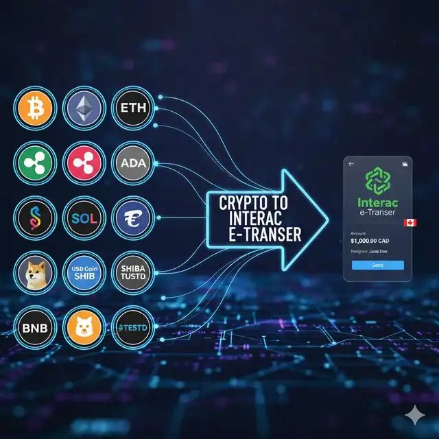 Transfer CRYPTO to Interac E-Transfer quickly and safely!!64840288139265120