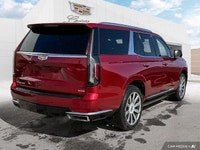 The 2021 Cadillac Escalade includes a panoramic sunroof, power-retractable running boards, hands-fre... (image 4)