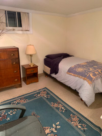 Fully Furnished Rec Room with 3 piece bath and kitchenette