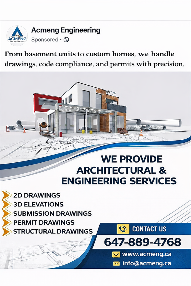 BUILDING PERMIT - ARCHITECTURAL AND STRUCTURAL PERMITS-BASEMENT in Renovations, General Contracting & Handyman in City of Toronto - Image 7
