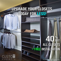 ⭐ Transform Your Home with Custom Closets Built Just for You! ⭐