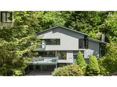 Nestled in the quiet forests of North Vancouver, this updated 4-bed, 2,300 square ft West Coast-styl...