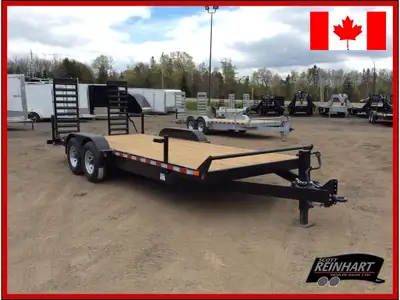 2026 Canada Trailers 82x20 7 Ton Equipment Trailer 15,120LB GVWR, 2 7000LB Axles with Easy Lube Spin...