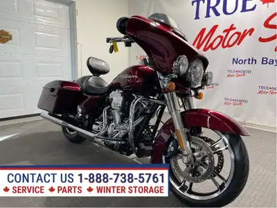 Canadian Harley loaded with tons of extras at True North Motor Sports has 72,494 km. Mystereous Red...