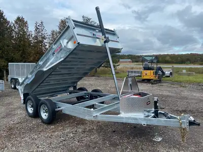 Condition New Year 2026 Make K-Trail Model D612-10 Size 6x12ft Economy Body Type Dump Trailer GVWR 9...