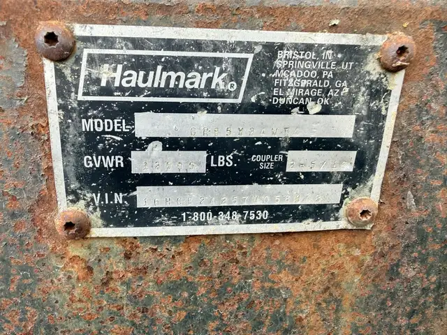 2007 HAULMARK GR85X24WT4 in Heavy Trucks in Kamloops - Image 9