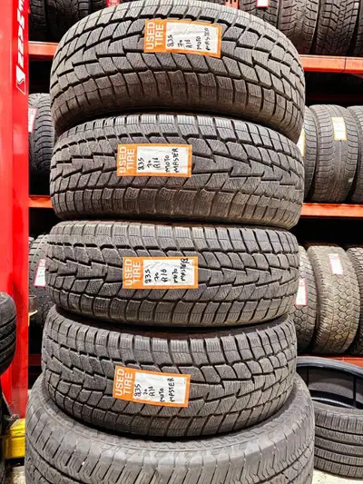 A set of 4 good used P235/70R16 Motomaster Winter Edge install and balance $450 Loose purchase $95 e...