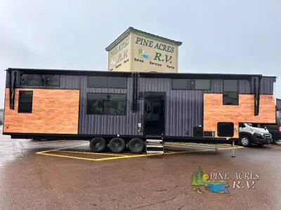 Forest River Cedar Creek 41FWC highlights: Rear Living Area COMPOSITE FLOORS VIXENITE SLIDE OUT FLOO...
