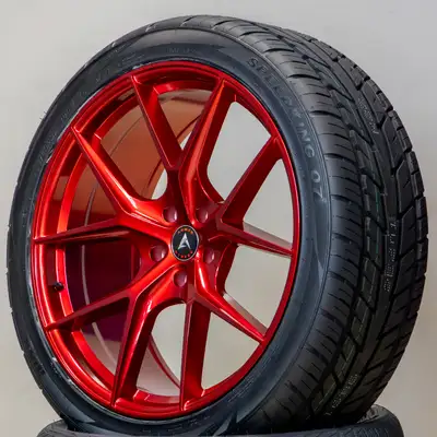 NEW 22 inch Armed SNIPER CANDY RED Wheels – ONLY $890/Set!, View more