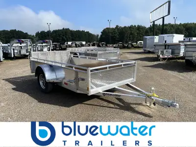 Canadian Mennonite Built Single Axle Aluminum Utility Trailer is $4,270.00 or $85.39/month! Ord: E23...