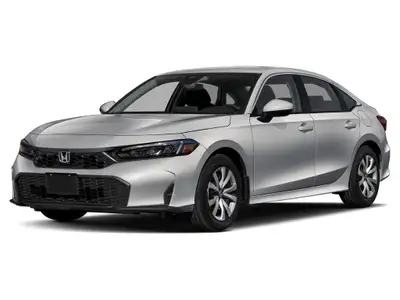 The 2026 Honda Civic Sedan LX shines in a striking Solar Reflection Silver Metallic. With its front-...
