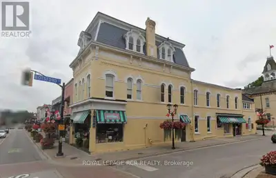 Beautiful historic building in the heart of downtown Newmarket. Fully tenanted. Retail on main floor...