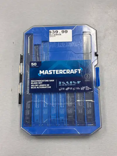 Mastercraft  50-pc Reciprocating Saw Blade Set - BRAND NEW, View more