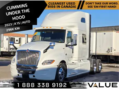 2023 INTERNATIONAL LT625 SLEEPER Odometer: 295,381 km Engine: Cummins X15 – 500 HP Transmission: Eat...