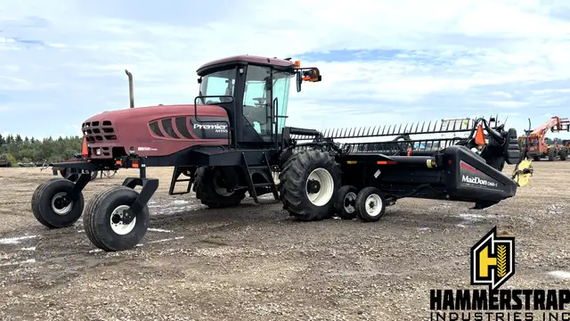 2012 MACDON M155 Swather Windrower w/ 30 Ft Draper Header  in Farming Equipment in Edmonton - Image 7