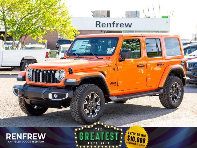 2025 Jeep Wrangler Sahara 4x4, Heated McKinley Leather in Cars & Trucks in Calgary