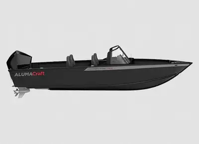 The Competitor 195X Sport features a captain helm and passenger console topped with a full walk-thro...