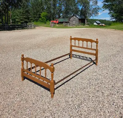 Vintage Single Bed Frame, View more