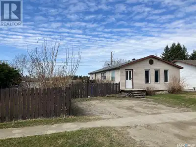 Welcome to 209 Rustad Ave in White Fox, SK! This 1152 sq ft home is is located on the 0.22 acre lot...
