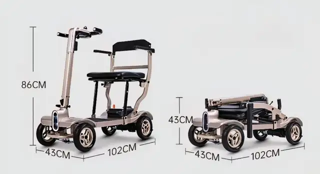 Foldable Electric Scooter, Lithium Battery, Aluminium Alloy Fram in eBike in Kingston - Image 3