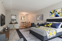 Amenities: Air Conditioning • Spacious Rooms • Heat & Water Included Suite & Building: Bachelor, one... (image 3)