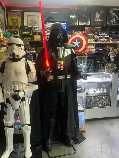 Brand New - one open in store for display Disney Star Wars 7ft Animated Darth Vader Model # 24SV2429...