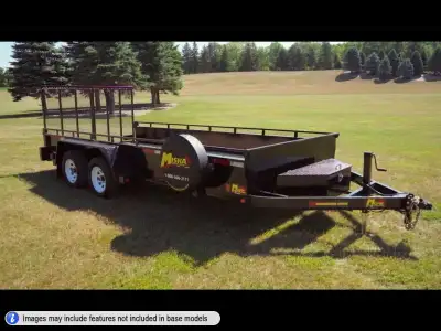 Deluxe Landscape Trailers By Miska Trailers Canadian Made Landscape Trailers starting at just $5,395...