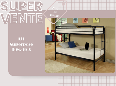 Lit superposé en métal, View more