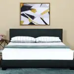 NEW BONDED LEATHER DELUXE BED FRAME & HEADBOARD KING TWIN 1864 in Beds & Mattresses in Brandon - Image 7