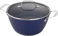 CUISINART 3.2-Quantity Dutch Oven with Cover, Blue Brand New