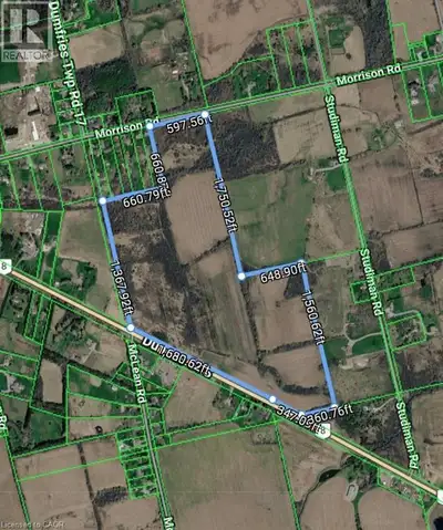 85.81 ACRES OF PURE POTENTIAL FRONTING ON 2 ROADS. An exceptional and rare parcel of this magnitude...