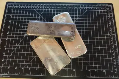 Silver Bullion Bars At Spot, View more