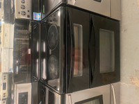 4921- Cuisinière Poêle Kenmore Elite noir Double Oven Stove