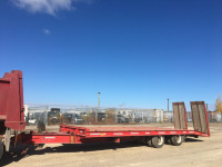 20 Ton JC Air Tilt Trailer -Air Powered Lift Ramps + dump  truck