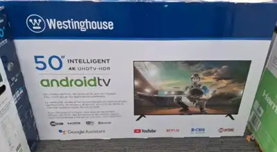 WESTINGHOUSE 50" 4KUHD ANDROID TV, View more